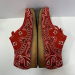 シュプリーム SUPREME 19SS Clarks Bandana Wallabee メンズ靴 ブーツ その他 レッド 25.5cmサイズ 201-shoes1527