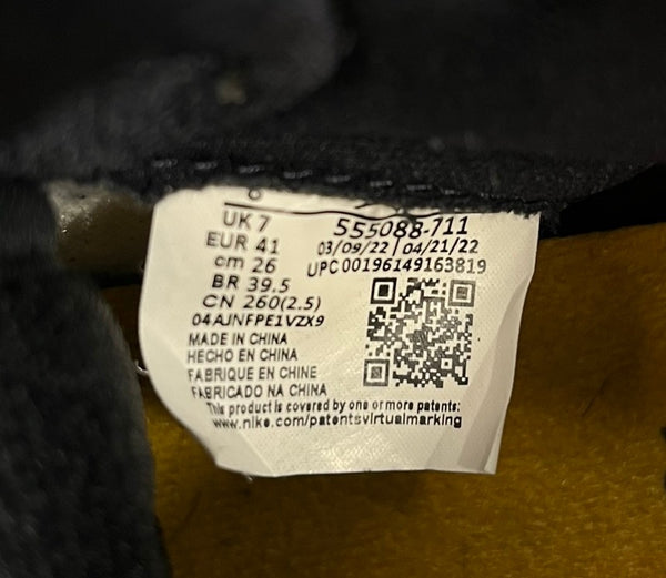 ジョーダン JORDAN NIKE AIR JORDAN 1 RETRO HIGH OG TAXI ナイキ エア ジョーダン 1 レトロ ハイ オリジナル タクシー 555088-711 メンズ靴 スニーカー ホワイト 26cm 101sh-2185