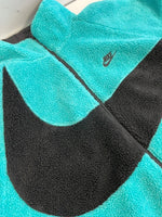 ナイキ NIKE BIG SWOOSH BOA JACKET ビッグスウッシュ リバーシブル ボアジャケット 黒×青 BQ6546-301 3XL ジャケット ブラック 4Lサイズ 101MT-4955