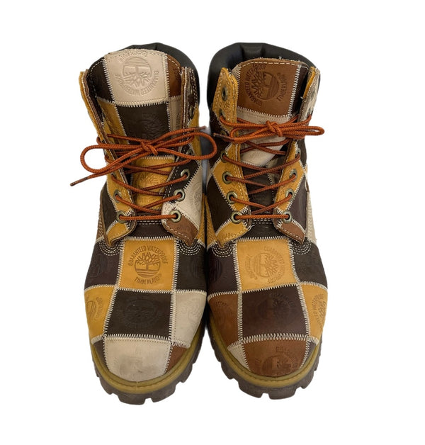 ティンバーランド Timberland 限定2000足 パッチワーク プレミアムブーツ 茶 26026 メンズ靴 ブーツ その他 ベージュ 27cm 101sh-2412