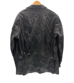 ブルーノマリ BRUNOMAGLI レザーテーラードジャケット 54 ジャケット ブラック 101MT-5298