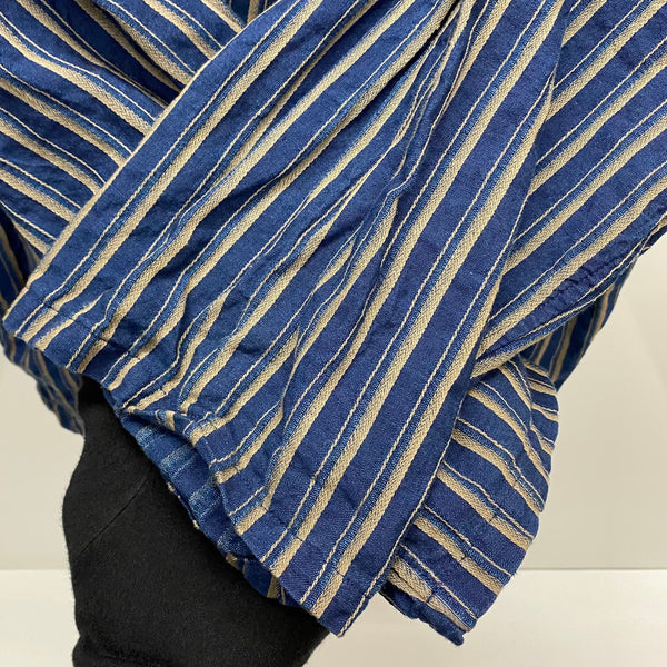 【曜日割引対象外】 キャピタル KAPITAL ストライプ プルオーバー 長袖カットソー ネイビー 2サイズ 201MT-3566 VB