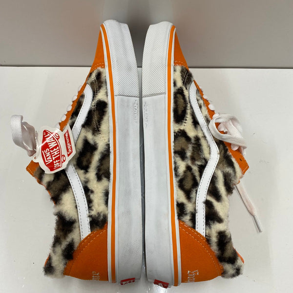 シュプリーム SUPREME Vans Leopard Old Skool Orange メンズ靴 スニーカー オレンジ 29.0cmサイズ 201-shoes1332