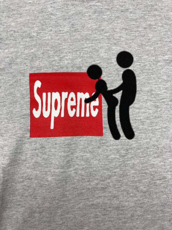 シュプリーム SUPREME 25AW Stick Tee Ash Gray スティック Ｔシャツ クルーネック 半袖 灰 Tシャツ ロゴ グレー Lサイズ 104MT-2340