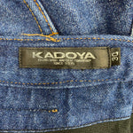 カドヤ KADOYA バイカー デニム ブルー 30サイズ 201MB-1086