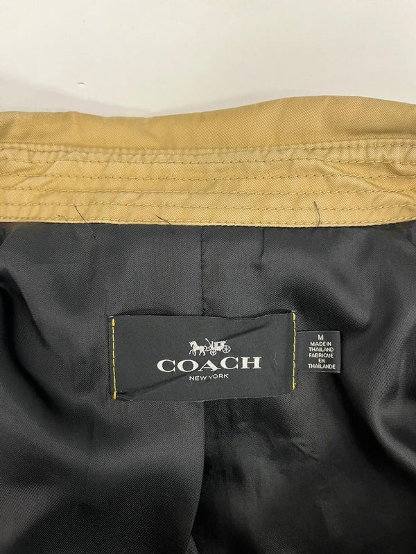 コーチ COACH Trench Coat トレンチコート F33778 コート ベージュ Mサイズ 101MT-4411