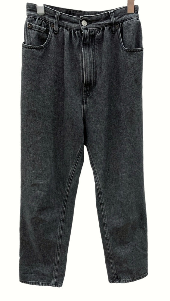 エムエムシックス MM6 メゾンマルジェラ Maison Margiela テーパード デニム パンツ TAPERED DENIM PANTS BLACK 黒 GRAY S32LA0209 S30652 デニム 無地 グレー 104LB-11