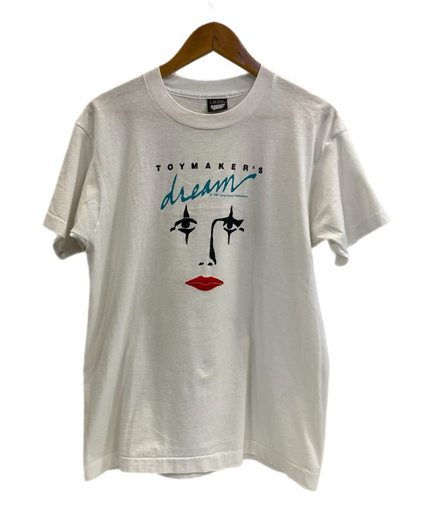 ヴィンテージ vintage 80s ©1987 Lamp TOYMAKER'S dream 舞台  US古着 Tシャツ ホワイト Lサイズ 101MT-4665