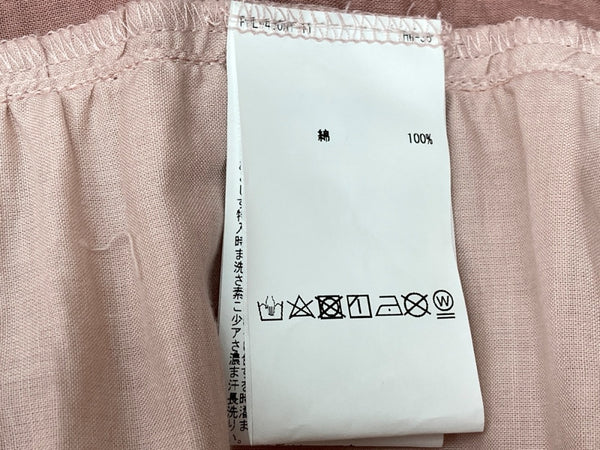 ピンクハウス PINKHOUSE ローズレース使い ロサケンティフォリアモチーフ リボン ミニサテン ピコフリル レース ティアード フロントボタン ROSE コットン 綿 ロリータ ゴスロリ PINK A2143FSY368 スカート 花 104LB-43