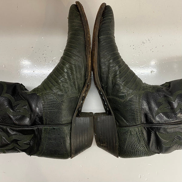 【曜日割引対象外】 ジャスティン JUSTIN ウェスタンブーツ 4709 メンズ靴 ブーツ ウエスタン ブラック 9Bサイズ 201-shoes1504 VB