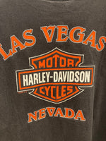 ハーレーダビッドソン Harley-Davidson 90s ©1998 Vintage ヴィンテージ ロゴプリント  黒 US古着 Tシャツ ブラック Lサイズ 101MT-2992