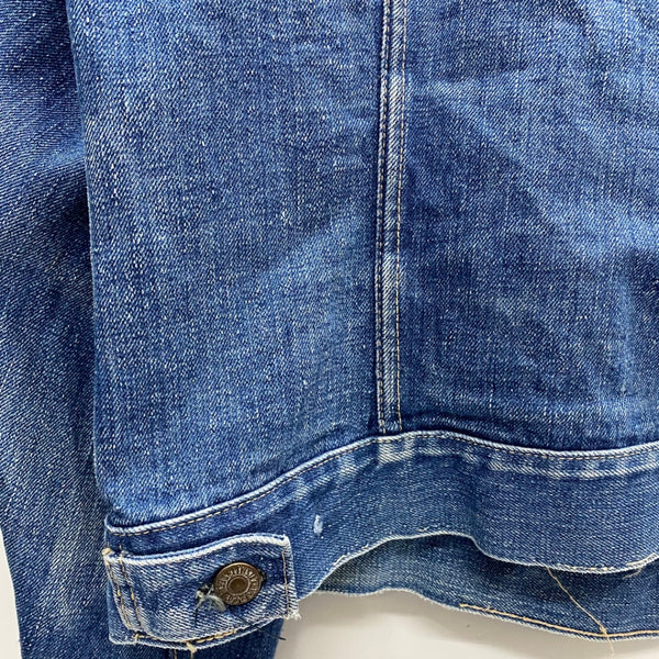【曜日割引対象外】 リーバイス Levi's 70's 70505-0217 333工場 オレンジタブ デニム ジャケット ブルー 44サイズ 201MT-4863 VB