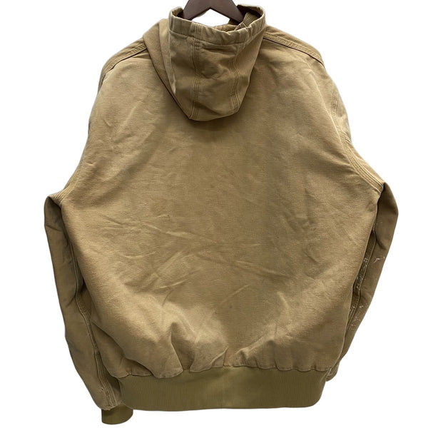 【曜日割引対象外】 カーハート Carhartt アクティブジャケット ペンキ チェックライナー ジャケット ベージュ 201MT-4360 VB
