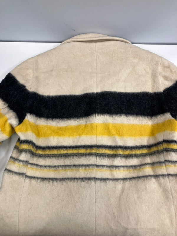 ヴィンテージ vintage 50's~60’s 50~60年代 Mac-Mor of canada Blanket Coat ブランケットコート ライン ウッドボタン 38 ジャケット ベージュ 101MT-4765