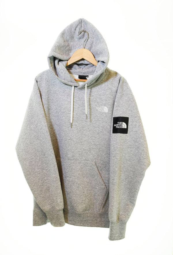 ノースフェイス THE NORTH FACE SQUARE LOGO HOODIE スクエアロゴ フーディー パーカー NT62235 パーカ グレー LLサイズ 103MT-927