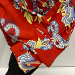 【曜日割引対象外】 サンサーフ SUN SURF アロハシャツ L/S RAYON ALOHA SHIRT SS20084 長袖シャツ レッド Mサイズ 201MT-4395 VB