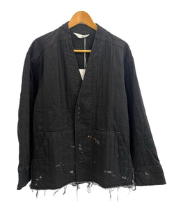 アンセルム ANCELLM PADDED QUILTING COLLARLESS JACKET 黒 ジャケット ANC-JK20 サイズ2 ジャケット ブラック 101MT-4255
