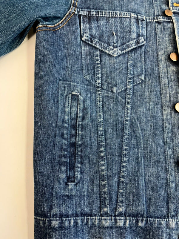 ミハラ ヤスヒロ MIHARAYASUHIRO デニムジャケット Gジャン 21021258 ジャケット ブルー Sサイズ 101MT-5456