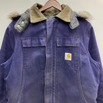 【曜日割引対象外】 カーハート Carhartt トラディショナルコート フード付き ダック ジャケット ネイビー 201MT-4470 VB