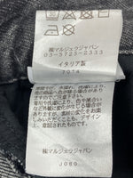 エムエムシックス MM6 メゾンマルジェラ Maison Margiela テーパード デニム パンツ TAPERED DENIM PANTS BLACK 黒 GRAY S32LA0209 S30652 デニム 無地 グレー 104LB-11