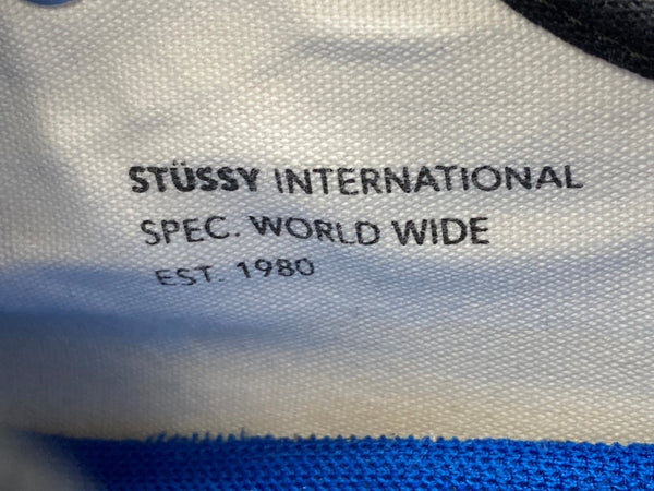 コンバース CONVERSE 16年製 × Stussy ステューシー JACK PURCELL ジャック パーセル ローカット シューズ 白 黒 1CK448 メンズ靴 スニーカー ブラック 27.5cm 104S-1036