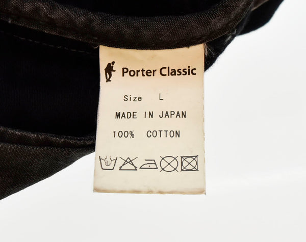 ポータークラシック Porter Classic ダブルジャケット モールスキン ダブルブレスト ジャケット ネイビー Lサイズ 103MT-1014