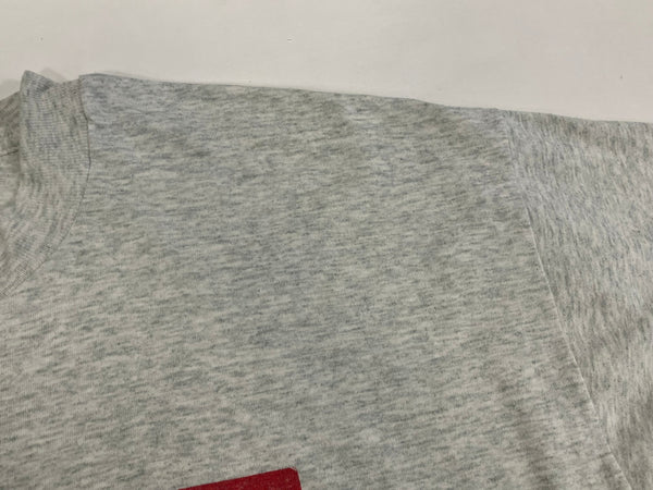 ヴィンテージ vintage 90's 90年代 FRUIT OF THE LOOM BESTタグ BUDWEISER バドワイザー パロディ  アメリカ製 MADE IN USA XL Tシャツ グレー LLサイズ 101MT-4107