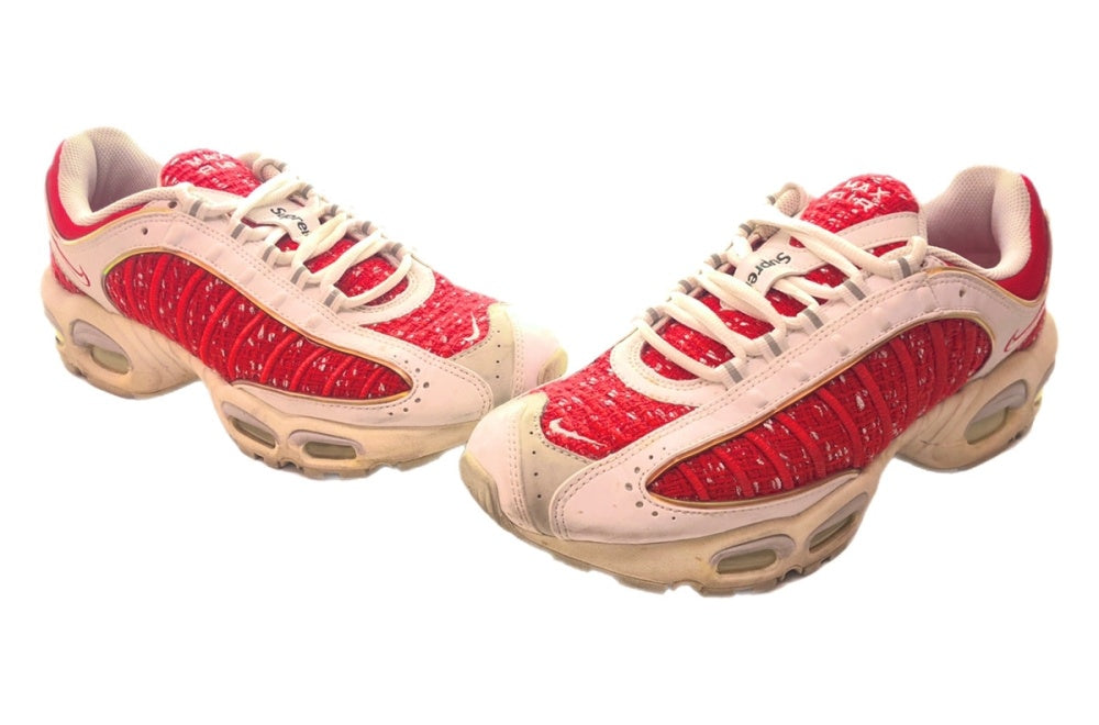 ナイキ NIKE 18年製 AIR MAX TAILWIND 4/S エア マックス テイルウインド SUPREME シュプリーム 白  AT3854-100 メンズ靴 スニーカー ホワイト 26.5cm 104-shoes99