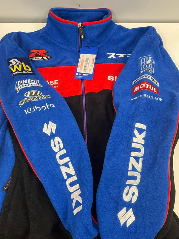 スズキ SUZUKI Official Build Base Soft shell jacket ビルドベース オフィシャル ソフトシェル フリース レーシング ジャケット マルチカラー Mサイズ 101MT-5312