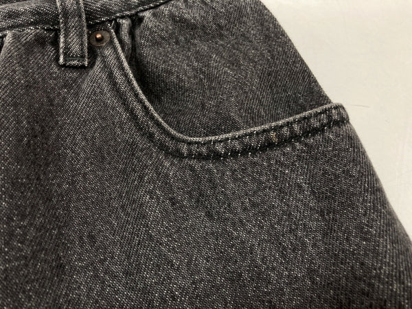 エムエムシックス MM6 メゾンマルジェラ Maison Margiela テーパード デニム パンツ TAPERED DENIM PANTS BLACK 黒 GRAY S32LA0209 S30652 デニム 無地 グレー 104LB-11
