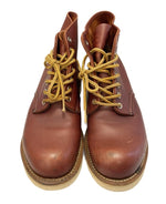 レッドウィング RED WING 6インチ ラウンドトゥ ブーツ 赤茶  9105 メンズ靴 ブーツ ワーク ブラウン 7 1/2 Dワイズ 101-shoes1684