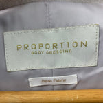 プロポーションボディドレッシング PROPORTION BODY DRESSING ガウンロングコート ステンカラーコート 121-3252005 コート ベージュ 201LT-464