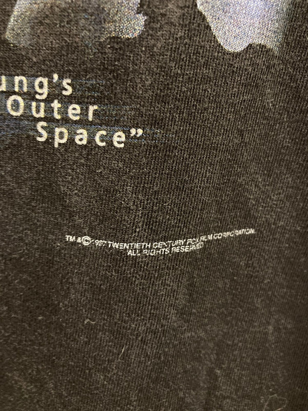 ヴィンテージ vintage ドラマTシャツ Xファイル THE X FILES  ムービーTシャツ ©1997 XL Tシャツ ブラック LLサイズ 101MT-2967