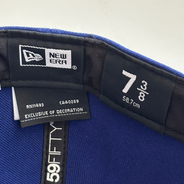 【中古】ダブルタップス W)taps  59フィフティ ロー プロフィール  ニューエラ コラボ 59Fifty Low Profile WT-0548  帽子 メンズ帽子 キャップ ブルー 201goods-566