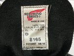 レッドウィング RED WING 6-inch CLASSIC ROUND TOE クラシック ラウンド スピードフック ワークブーツ アウトドア 8 1/2D 黒 8165 メンズ靴 ブーツ ワーク ブラック 26.5cm 104S-1071