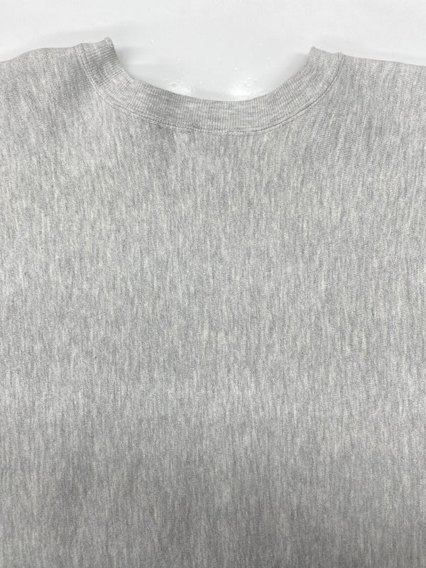 チャンピオン Champion 90s 90年代 刺繍タグ REVERSE WEAVE リバースウィーブ  USA製 HAMILTON カレッジ アーチロゴ 刺繍 ワッペン 灰色 スウェット 刺繍 グレー 2XLサイズ 104MT-2283