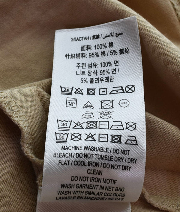 バーバリー Burberry BURBERRY LONDON ENGLAND バーバリーロンドンイングランド 22SS MOTIF LOGO PRINT TEE ロゴ 8051401 Tシャツ ベージュ Lサイズ 103MT-3016