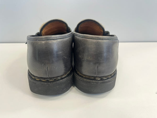 パラブーツ Paraboot International Gallery BEAMS インターナショナルギャラリービームス別注 レザーコインローファー ブラック系 メンズ靴 ローファー サイズ7 A 101sh-2095