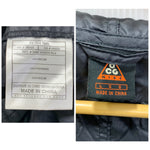 ナイキ NIKE ACG 90's ロゴ 刺繍 ナイロン アノラックパーカー ジャケット ブラック Lサイズ 201MT-4786