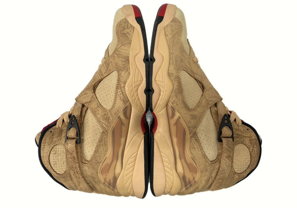 ナイキ NIKE 21年製 × RUI HACHIMURA 八村塁 AIR JORDAN 8 RETRO SE エア ジョーダン レトロ AJ8 シューズ 薄茶 DO2496-700 メンズ靴 スニーカー ベージュ 28cm 104S-694