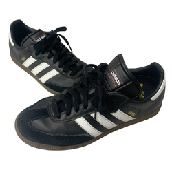 アディダス adidas Samba Leather 19000 メンズ靴 スニーカー ブラック 26.5cmサイズ 201-shoes1241