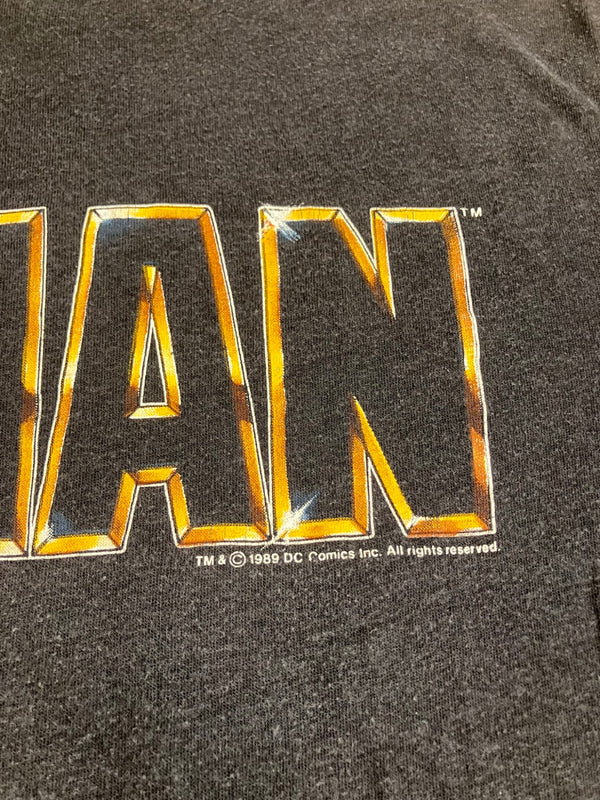 ヴィンテージ vintage 80's 80年代 Spring Ford BATMAN バットマン DCコミックス オフィシャル 映画 プロモーション ムービーT XL Tシャツ ブラック LLサイズ 101MT-4816