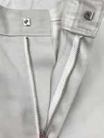 トーガ TOGA ARCHIVES × Dickies ディッキーズ 21AW Flare Pants フレア パンツ ジップフライ ワーク ウエスタン ブーツカット メタル スタッズ 白 ロゴ TC12-FF510 ボトムスその他 ホワイト サイズ 44 104MB-166