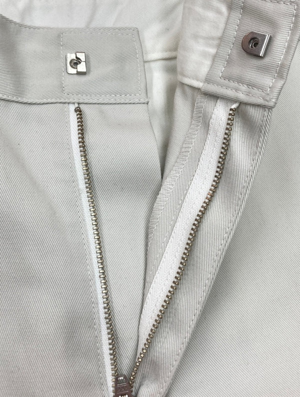 トーガ TOGA ARCHIVES × Dickies ディッキーズ 21AW Flare Pants フレア パンツ ジップフライ ワーク ウエスタン ブーツカット メタル スタッズ 白 ロゴ TC12-FF510 ボトムスその他 ホワイト サイズ 44 104MB-166