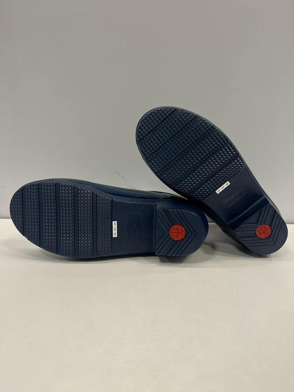 ハンター HUNTER レインブーツ リファインド ローヒール バイカー グロスデュオ ラバーブーツ ショートブーツ ムーンライト WFS2037DUO レディース靴 レインシューズ・長靴 ブーツ ネイビー UK4 EU37 US6 101sh-2296