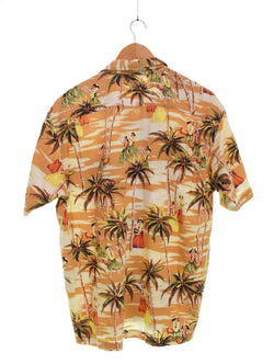 ステューシー STUSSY 80s 90s 紺タグ アロハシャツ Made in USA 80's 90's 開襟シャツ USA製 半袖シャツ マルチカラー Mサイズ 103MT-3250