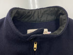 ヴィンテージ vintage 80s 80年代 BEMIDJI WOOLEN MILLS ダブルマッキーノ ロケットTALON USA製 紺 ジャケット 無地 ネイビー Mサイズ 104MT-1910