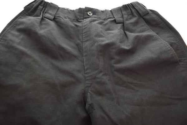 ヨウジヤマモト Yohji Yamamoto ワイズ Y's 綿麻ワイドパンツ 2 MM-P50-085  ボトムスその他 ブラック 2 103MB-691