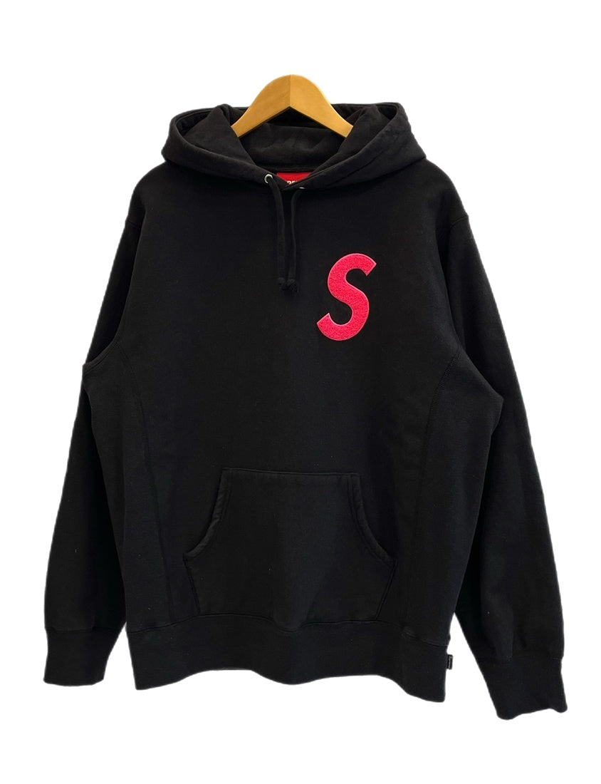 シュプリーム SUPREME S Logo Hooded Sweatshirt Black エスロゴ