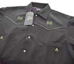 ニードルス Needles Piping Cowboy Jac パイピング カウボーイ ジャケット 黒 PU208 ジャケット ブラック Lサイズ 103MT-2347